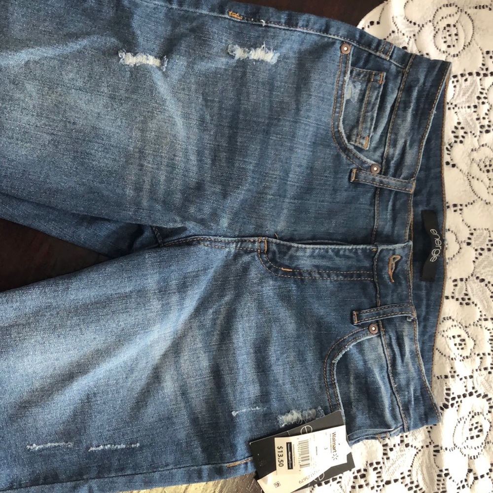 Long Jean shorts